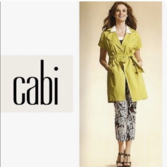 CAbi safari dress in lime XL - Picture 2 of 11
